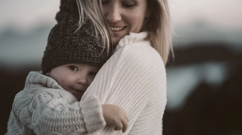 mother and son